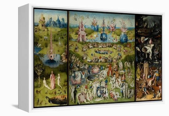 The Garden of Earthly Delights, 1490-1500-Hieronymus Bosch-Framed Premier Image Canvas