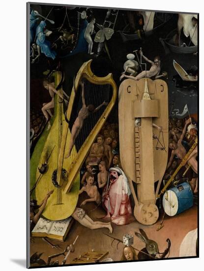 The Garden of Earthly Delights, 1490-1500-Hieronymus Bosch-Mounted Giclee Print