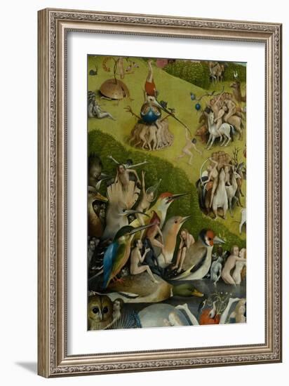 The Garden of Earthly Delights, 1490-1500-Hieronymus Bosch-Framed Giclee Print