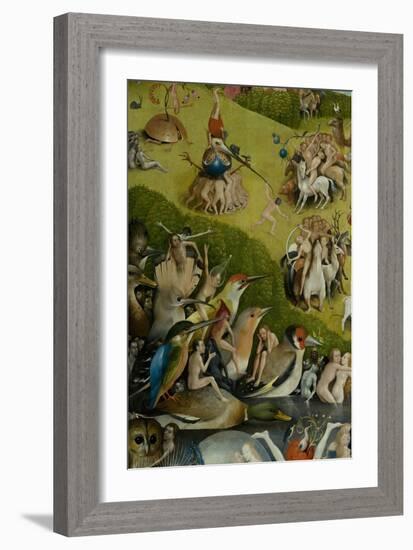 The Garden of Earthly Delights, 1490-1500-Hieronymus Bosch-Framed Giclee Print