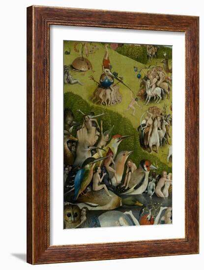 The Garden of Earthly Delights, 1490-1500-Hieronymus Bosch-Framed Giclee Print