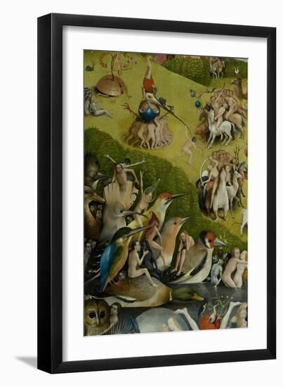 The Garden of Earthly Delights, 1490-1500-Hieronymus Bosch-Framed Giclee Print