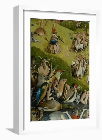 The Garden of Earthly Delights, 1490-1500-Hieronymus Bosch-Framed Giclee Print