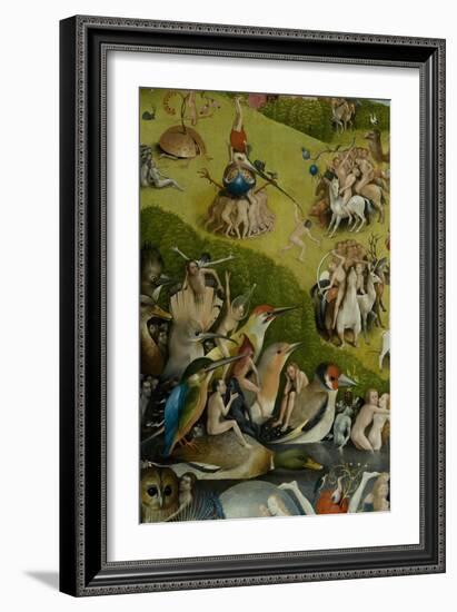 The Garden of Earthly Delights, 1490-1500-Hieronymus Bosch-Framed Giclee Print