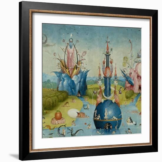 The Garden of Earthly Delights, 1490-1500-Hieronymus Bosch-Framed Giclee Print