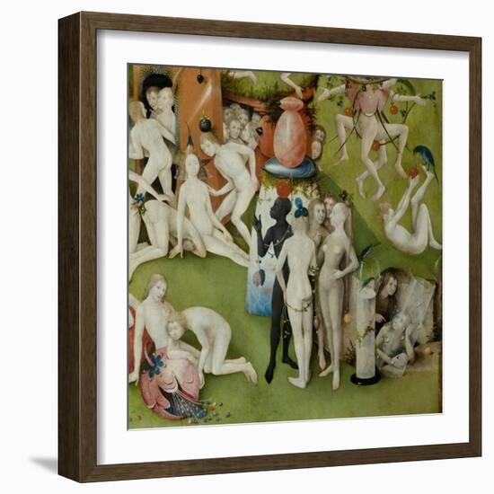 The Garden of Earthly Delights, 1490-1500-Hieronymus Bosch-Framed Giclee Print