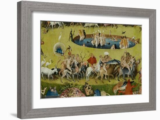 The Garden of Earthly Delights, 1490-1500-Hieronymus Bosch-Framed Giclee Print