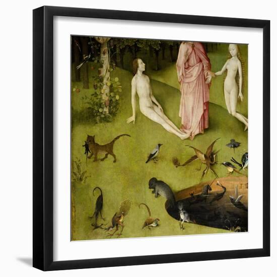 The Garden of Earthly Delights, 1490-1500-Hieronymus Bosch-Framed Giclee Print