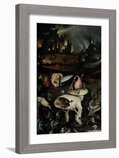 The Garden of Earthly Delights, 1490-1500-Hieronymus Bosch-Framed Giclee Print