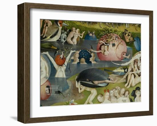 The Garden of Earthly Delights, 1490-1500-Hieronymus Bosch-Framed Giclee Print