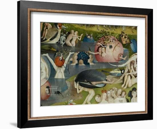 The Garden of Earthly Delights, 1490-1500-Hieronymus Bosch-Framed Giclee Print