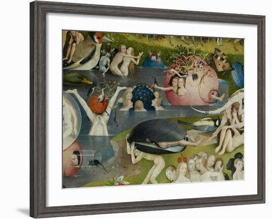 The Garden of Earthly Delights, 1490-1500-Hieronymus Bosch-Framed Giclee Print