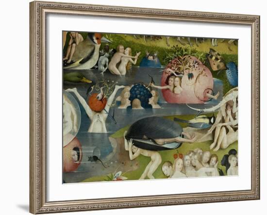 The Garden of Earthly Delights, 1490-1500-Hieronymus Bosch-Framed Giclee Print