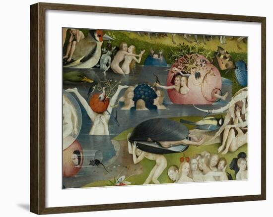 The Garden of Earthly Delights, 1490-1500-Hieronymus Bosch-Framed Giclee Print