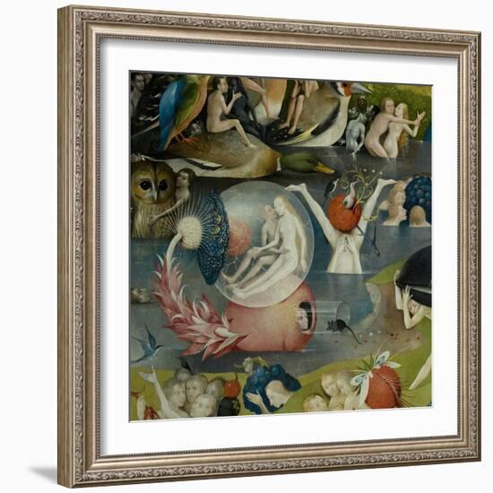 The Garden of Earthly Delights, 1490-1500-Hieronymus Bosch-Framed Giclee Print