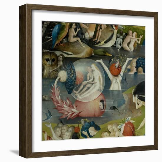 The Garden of Earthly Delights, 1490-1500-Hieronymus Bosch-Framed Giclee Print