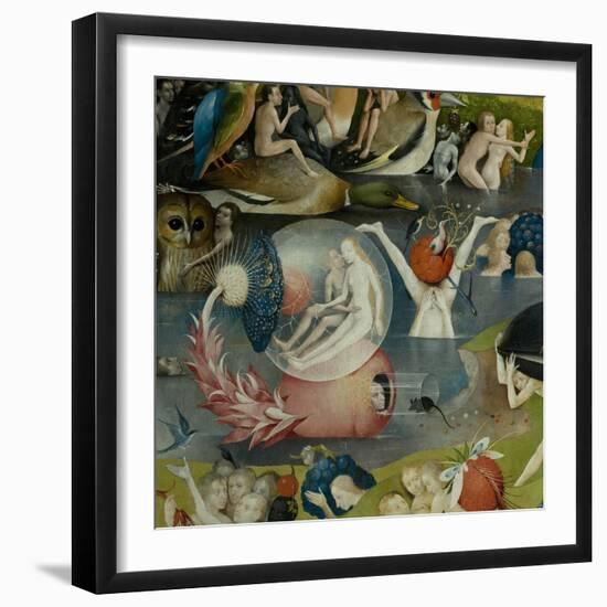 The Garden of Earthly Delights, 1490-1500-Hieronymus Bosch-Framed Giclee Print