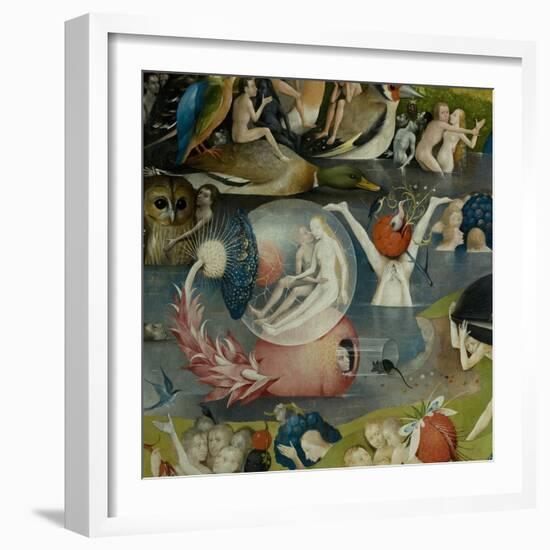 The Garden of Earthly Delights, 1490-1500-Hieronymus Bosch-Framed Giclee Print