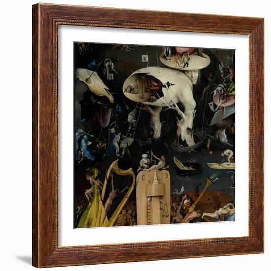 The Garden of Earthly Delights, 1490-1500-Hieronymus Bosch-Framed Giclee Print