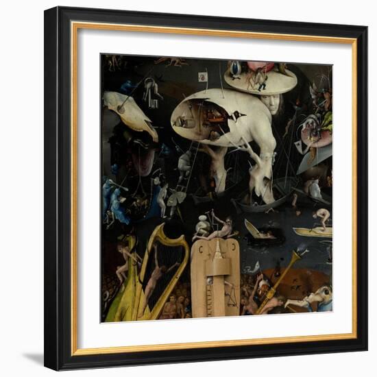 The Garden of Earthly Delights, 1490-1500-Hieronymus Bosch-Framed Giclee Print