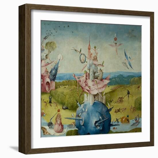 The Garden of Earthly Delights, 1490-1500-Hieronymus Bosch-Framed Giclee Print