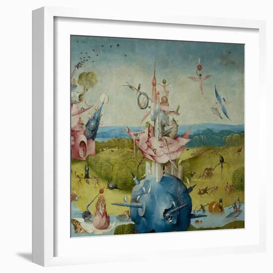 The Garden of Earthly Delights, 1490-1500-Hieronymus Bosch-Framed Giclee Print