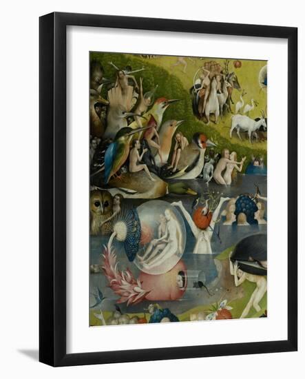 The Garden of Earthly Delights, 1490-1500-Hieronymus Bosch-Framed Giclee Print