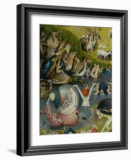 The Garden of Earthly Delights, 1490-1500-Hieronymus Bosch-Framed Giclee Print