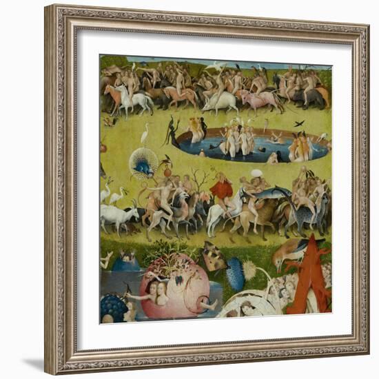 The Garden of Earthly Delights, 1490-1500-Hieronymus Bosch-Framed Giclee Print