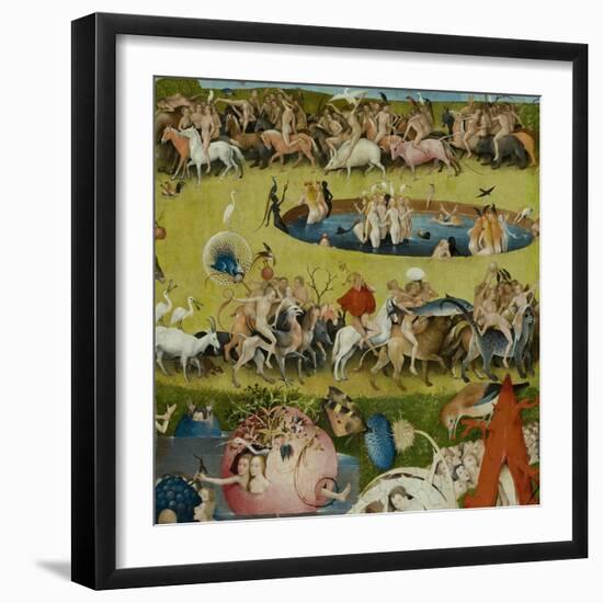 The Garden of Earthly Delights, 1490-1500-Hieronymus Bosch-Framed Giclee Print