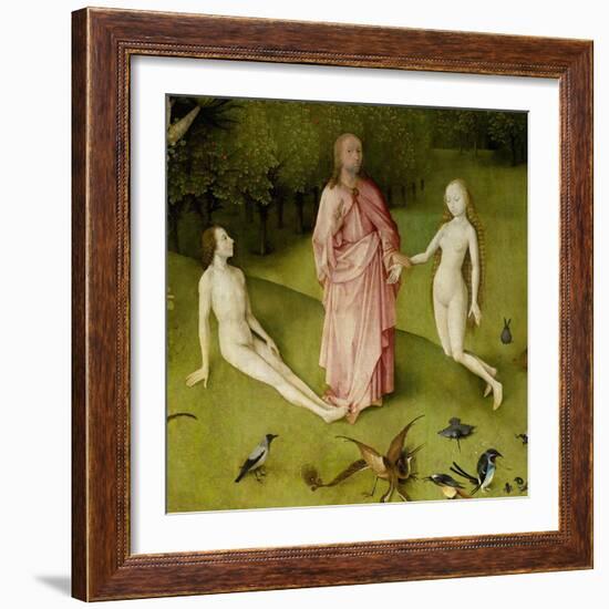 The Garden of Earthly Delights, 1490-1500-Hieronymus Bosch-Framed Giclee Print