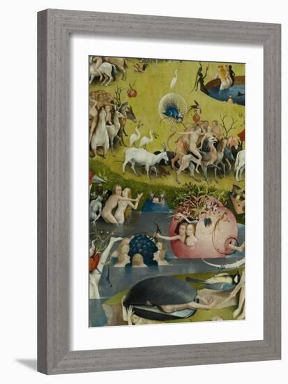 The Garden of Earthly Delights, 1490-1500-Hieronymus Bosch-Framed Giclee Print