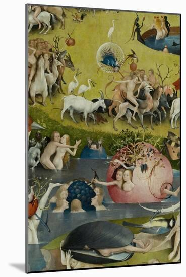 The Garden of Earthly Delights, 1490-1500-Hieronymus Bosch-Mounted Giclee Print