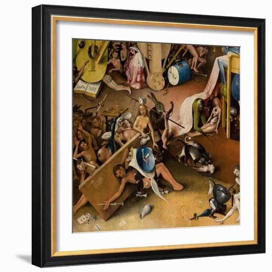 The Garden of Earthly Delights, 1490-1500-Hieronymus Bosch-Framed Giclee Print