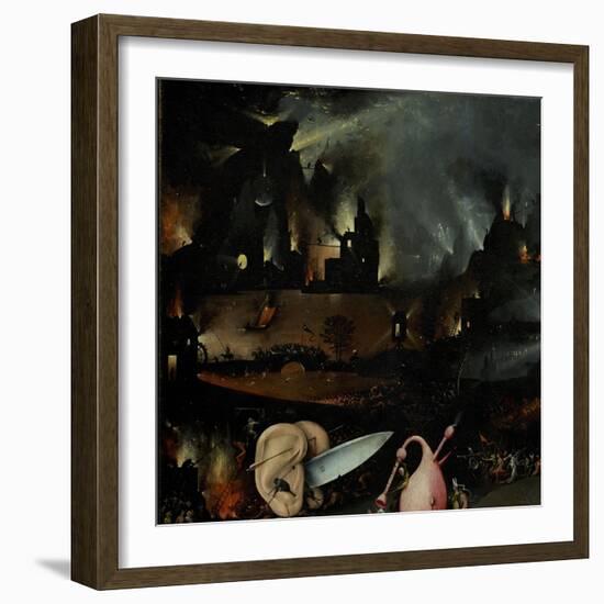 The Garden of Earthly Delights, 1490-1500-Hieronymus Bosch-Framed Giclee Print