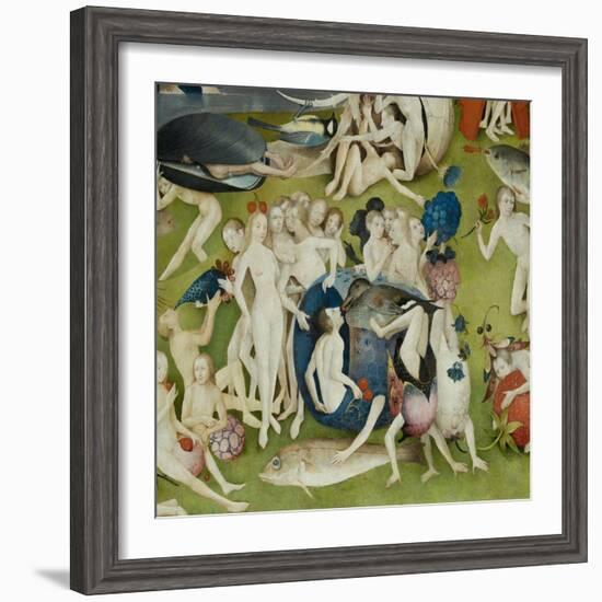 The Garden of Earthly Delights, 1490-1500-Hieronymus Bosch-Framed Giclee Print