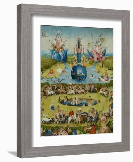 The Garden of Earthly Delights, 1490-1500-Hieronymus Bosch-Framed Giclee Print