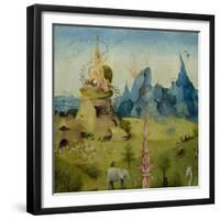The Garden of Earthly Delights, 1490-1500-Hieronymus Bosch-Framed Giclee Print