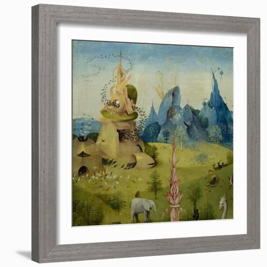 The Garden of Earthly Delights, 1490-1500-Hieronymus Bosch-Framed Giclee Print