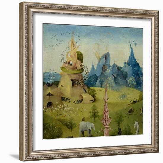 The Garden of Earthly Delights, 1490-1500-Hieronymus Bosch-Framed Premium Giclee Print