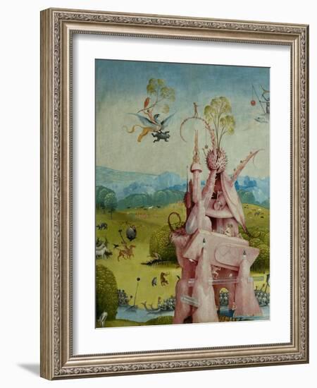 The Garden of Earthly Delights, 1490-1500-Hieronymus Bosch-Framed Giclee Print