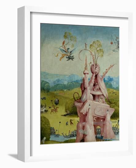 The Garden of Earthly Delights, 1490-1500-Hieronymus Bosch-Framed Giclee Print