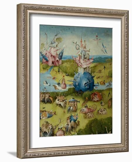 The Garden of Earthly Delights, 1490-1500-Hieronymus Bosch-Framed Giclee Print