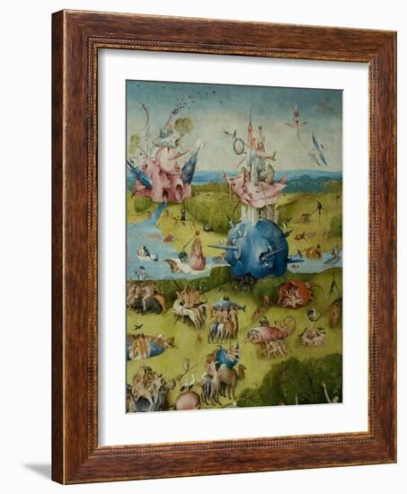 The Garden of Earthly Delights, 1490-1500-Hieronymus Bosch-Framed Giclee Print