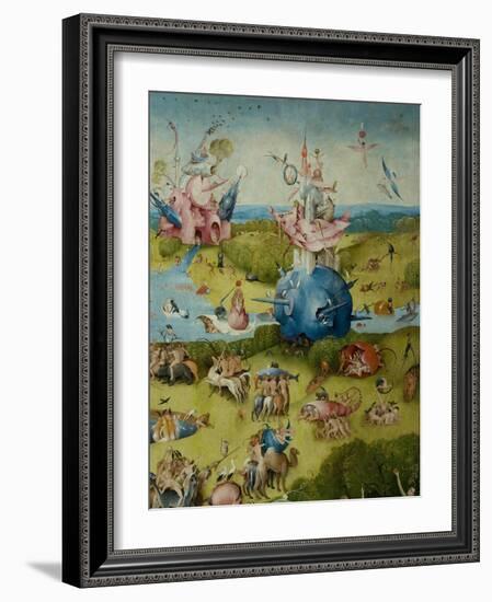 The Garden of Earthly Delights, 1490-1500-Hieronymus Bosch-Framed Giclee Print