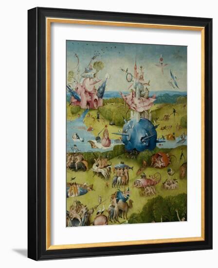 The Garden of Earthly Delights, 1490-1500-Hieronymus Bosch-Framed Giclee Print