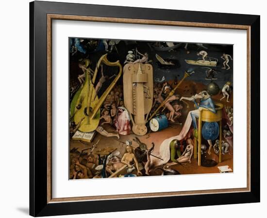 The Garden of Earthly Delights, 1490-1500-Hieronymus Bosch-Framed Giclee Print