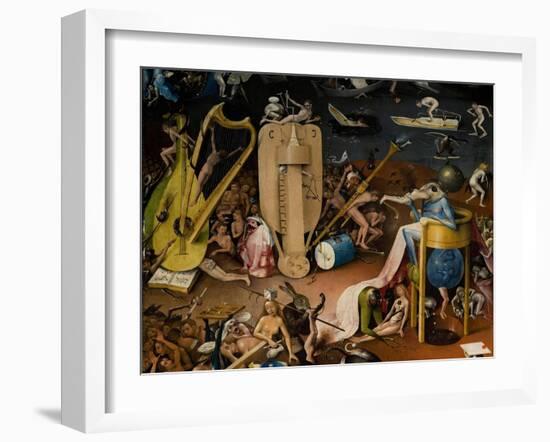 The Garden of Earthly Delights, 1490-1500-Hieronymus Bosch-Framed Giclee Print