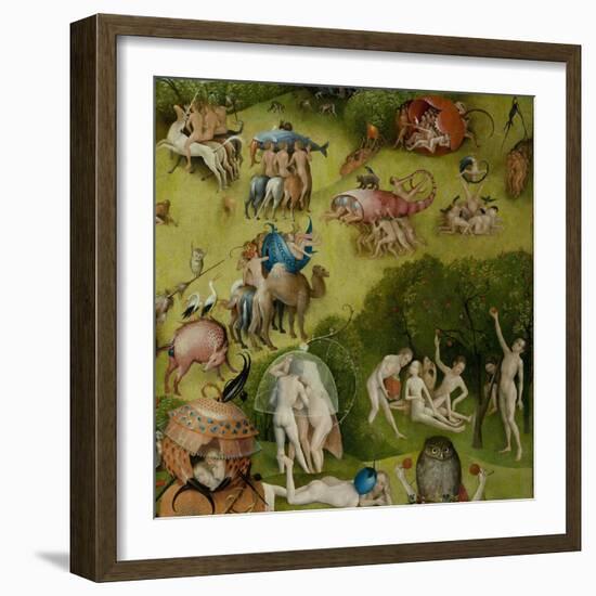 The Garden of Earthly Delights, 1490-1500-Hieronymus Bosch-Framed Giclee Print