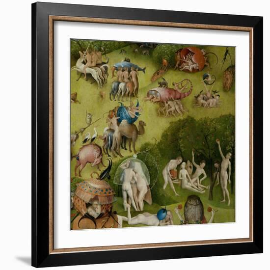 The Garden of Earthly Delights, 1490-1500-Hieronymus Bosch-Framed Giclee Print